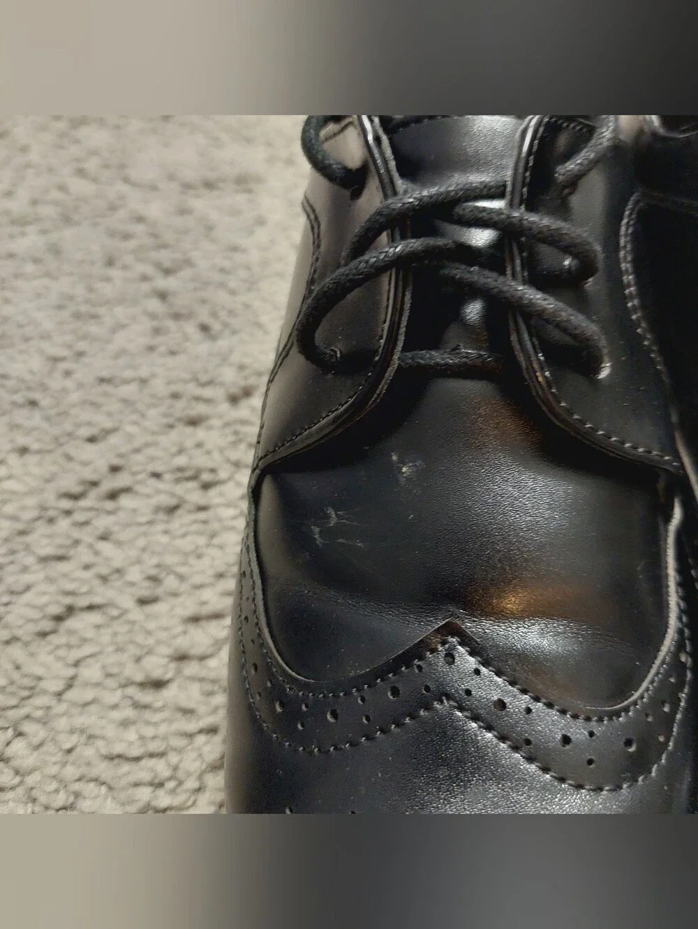 Josmo Boy's Dress Shoes Size 1 Black